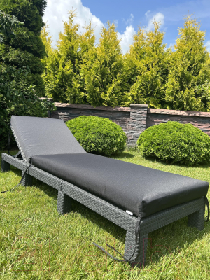 Матрас для садовой мебели Loon Гарди 190x60 / PS.G.190x60-5 (черный)