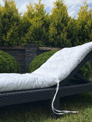 Подушка для садовой мебели Loon Чериот 190x60 / PS.CH.190x60-7 (белый)