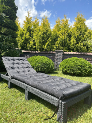 Подушка для садовой мебели Loon Чериот 190x60 / PS.CH.190x60-5 (черный)