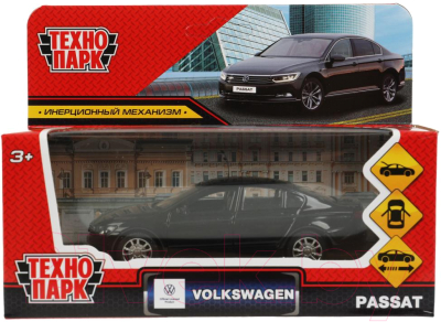 Автомобиль игрушечный Технопарк Volkswagen Passat / PASSAT-12-BK