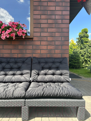 Подушка для садовой мебели Loon Чериот 60x60 / PS.CH.60x60-5 (черный)
