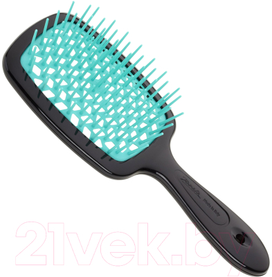 Расческа-массажер Janeke Superbrush Small 71SP234TFF (черный/бирюзовый)