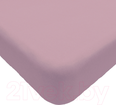 Простыня Luxsonia Трикотаж на резинке 90x200 / Мр0010-37 (лиловый)