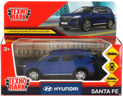 Автомобиль игрушечный Технопарк Hyundai Santafe Soft / SANTAFE2-12FIL-BU (синий)