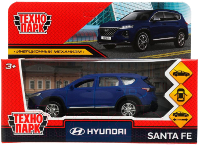Автомобиль игрушечный Технопарк Hyundai Santafe Soft / SANTAFE2-12FIL-BU (синий)