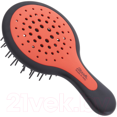 Расческа-массажер Janeke Superbrush Mini 71SP220NERPFL (черный/розово-оранжевый)