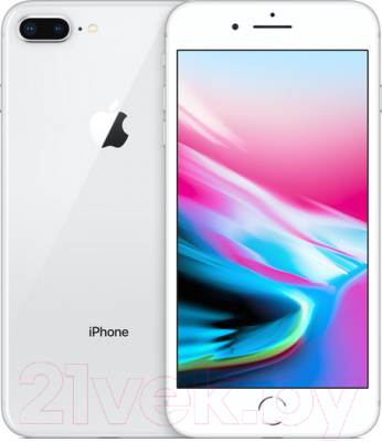 Смартфон Apple iPhone 8 Plus 64GB / 2CMQ8M2 восстановленный Breezy Грейд C (серебристый)