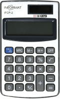 Калькулятор inФормат IFCP-2 (серебристый/черный) - 