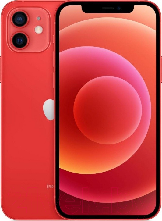 Смартфон Apple iPhone 12 128GB/2BMGJD3 восстановленный Breezy Грейд B (красный)