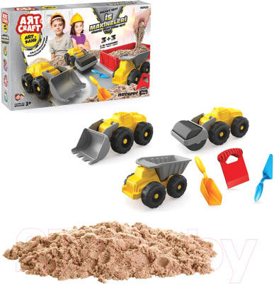 Набор для лепки Art Sand Большая стройка / 03727 (750г)