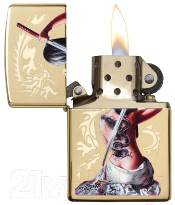 Зажигалка Zippo Mazzi / 29668 (золотой)