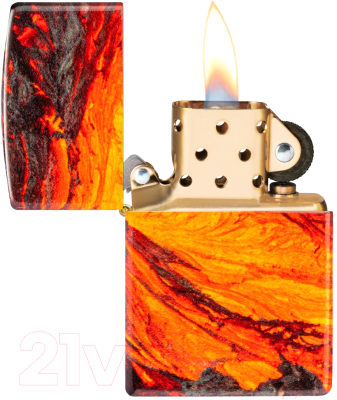 Зажигалка Zippo Lava Flow / 48622 (оранжевый)