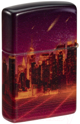 Зажигалка Zippo Cyber City / 48505 (оранжевый)