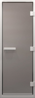 Стеклянная дверь для бани/сауны Doorwood Для Хамам 70x190 (сатин) - 