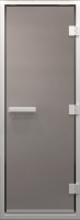 Стеклянная дверь для бани/сауны Doorwood Для Хамам 80x200 (сатин) - 