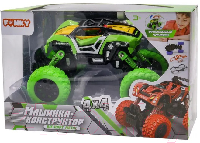 Конструктор инерционный Funky Toys Машинка Багги / YS0281557