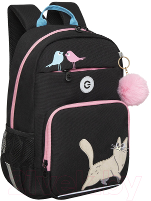 Школьный рюкзак Grizzly RG-364-2 (черный)