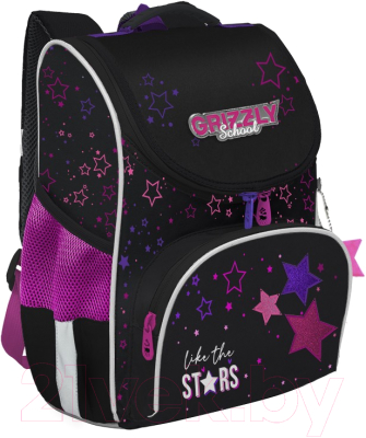 Школьный рюкзак Grizzly RAm-384-11 (черный)