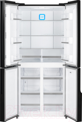 Холодильник с морозильником Weissgauff WCD 470 BG NoFrost Inverter