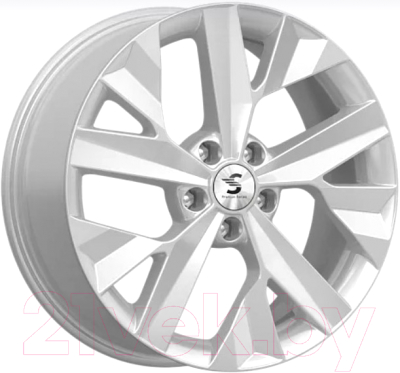 Литой диск K&K Premium КР011 Tiggo 8 Pro 18x7.5" 5x108мм DIA 60.1мм ET 47мм (Elite Silver)