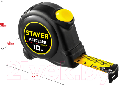 Рулетка Stayer АutoLock 2-34126-10-25