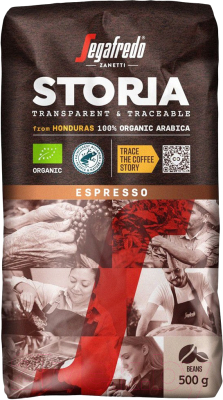 Кофе в зернах Segafredo Zanetti Storia Espresso / 1B2 (500г)