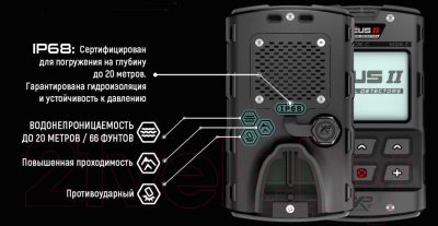 Металлоискатель XP Deus 2 с катушкой 34x28см с наушниками WS6 (блок управления)