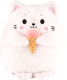 Мягкая игрушка Maxitoys Котик с мороженым / MT-MRT-C01202306-35S - 