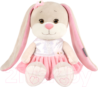 Мягкая игрушка Jack&Lin Зайка Лин в серебристо-розовом платье / JL-02202312-20