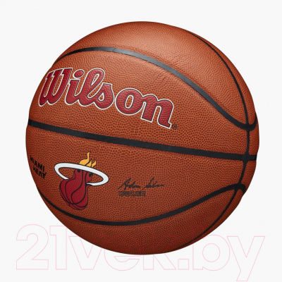 Баскетбольный мяч Wilson NBA Mia Heat / WTB3100XBMIA (размер 7)