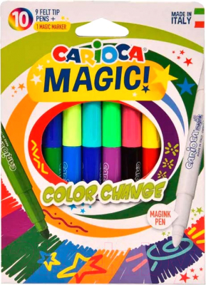 Фломастеры Carioca Magic! Color Changre / 42737 (10шт)
