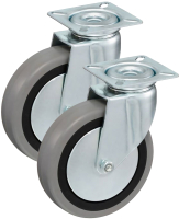 Комплект опор колесных для тележки складской Tellure Rota 374104K2 - 