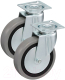 Комплект опор колесных для тележки складской Tellure Rota 374105K2 - 