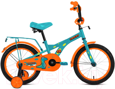 Детский велосипед Forward Crocky 16 2023 / IB3FS1100XTQXXX (бирюзовый)