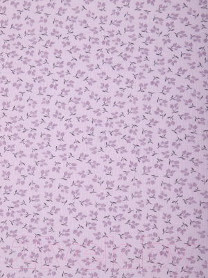 Простыня Luxsonia Трикотаж на резинке 140x200 / 2418 (цветочный розовый)
