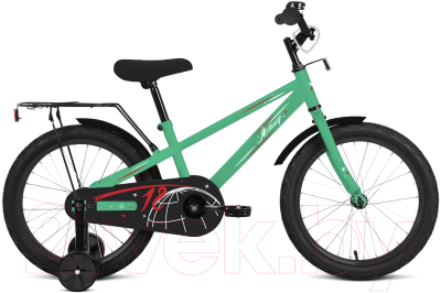 Детский велосипед с ручкой Forward Meteor 14 2023 / IB3FF1125XMTXXX (мятный)