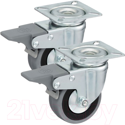 Комплект опор колесных для тележки складской Tellure Rota 378101K2