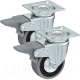 Комплект опор колесных для тележки складской Tellure Rota 378101K2 - 
