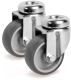 Комплект опор колесных для тележки складской Tellure Rota 383201K2 - 