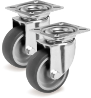 Комплект опор колесных для тележки складской Tellure Rota 384203K2 - 