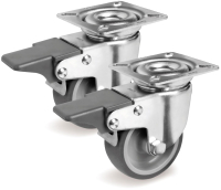 Комплект опор колесных для тележки складской Tellure Rota 388201K2 - 