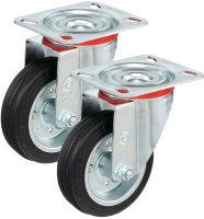 Комплект опор колесных для тележки складской Tellure Rota 535101K2 - 