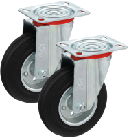 Комплект опор колесных для тележки складской Tellure Rota 535103K2 - 