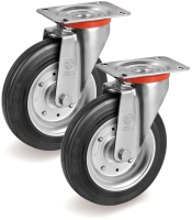 Комплект опор колесных для тележки складской Tellure Rota 535111K2 - 