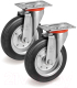 Комплект опор колесных для тележки складской Tellure Rota 535111K2 - 