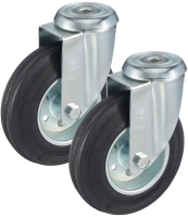 Комплект опор колесных для тележки складской Tellure Rota 536101K2 - 
