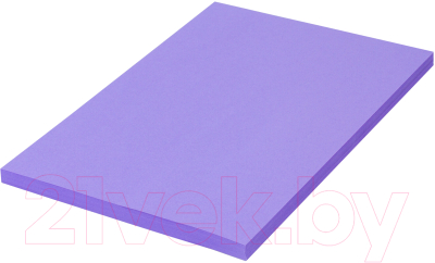 Набор цветной бумаги Brauberg А4 80г/м2 / 112456 (100л, фиолетовый)