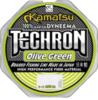 Леска плетеная KAMATSU Techron Olive Green 0.08мм 135м / 259135008 - 