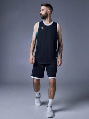 Баскетбольная форма Kelme Basketball Clothes / 8252LB1006-003 (2XL, черный)