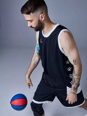 Баскетбольная форма Kelme Basketball Clothes / 8252LB1006-003 (2XL, черный)